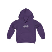 Youth Heavy Blend Hooded Sweatshirt, Hand in Hand Logo-Kids clothes-Practice Empathy