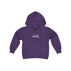 Youth Heavy Blend Hooded Sweatshirt, Hand in Hand Logo-Kids clothes-Practice Empathy