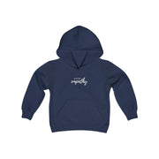 Youth Heavy Blend Hooded Sweatshirt, Hand in Hand Logo-Kids clothes-Practice Empathy