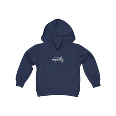 Youth Heavy Blend Hooded Sweatshirt, Hand in Hand Logo-Kids clothes-Practice Empathy