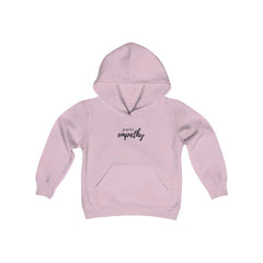 Youth Heavy Blend Hooded Sweatshirt, Hand in Hand Logo-Kids clothes-Practice Empathy