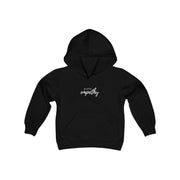 Youth Heavy Blend Hooded Sweatshirt, Hand in Hand Logo-Kids clothes-Practice Empathy