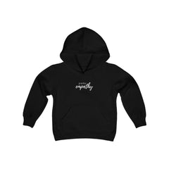 Youth Heavy Blend Hooded Sweatshirt, Hand in Hand Logo-Kids clothes-Practice Empathy