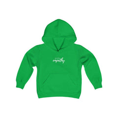 Youth Heavy Blend Hooded Sweatshirt, Hand in Hand Logo-Kids clothes-Practice Empathy
