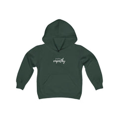 Youth Heavy Blend Hooded Sweatshirt, Hand in Hand Logo-Kids clothes-Practice Empathy