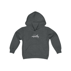 Youth Heavy Blend Hooded Sweatshirt, Hand in Hand Logo-Kids clothes-Practice Empathy
