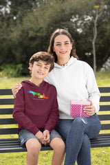 Youth Heavy Blend Hooded Sweatshirt, My Hands to Yours-Kids clothes-Practice Empathy