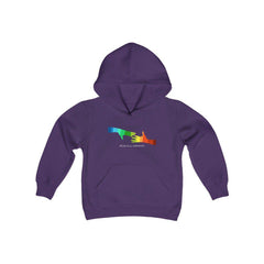 Youth Heavy Blend Hooded Sweatshirt, My Hands to Yours-Kids clothes-Practice Empathy
