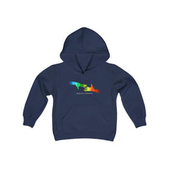 Youth Heavy Blend Hooded Sweatshirt, My Hands to Yours-Kids clothes-Practice Empathy