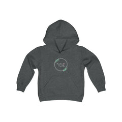 Youth Heavy Blend Hooded Sweatshirt, Olive Branch Logo-Kids clothes-Practice Empathy