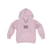 Youth Heavy Blend Hooded Sweatshirt, Rainbow Logo-Kids clothes-Practice Empathy